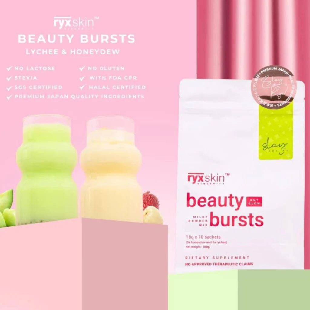 RYX Skin Beauty Bursts Gut Glow Milky Powder Mix