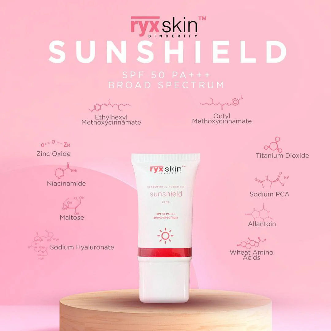 RYX Skin Sunshield SPF50 PA+++ 20mL