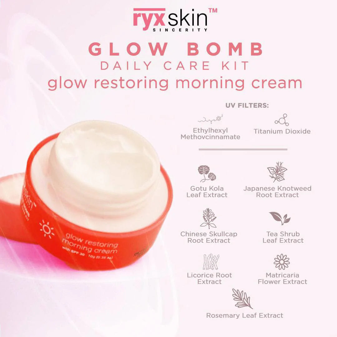 Ryx Skin Glow Bomb Daily Care Kit