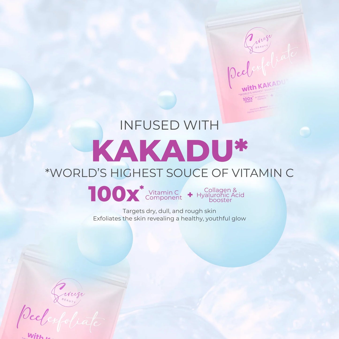 Sereese Beauty PeelExfoliate Set with Kakadu