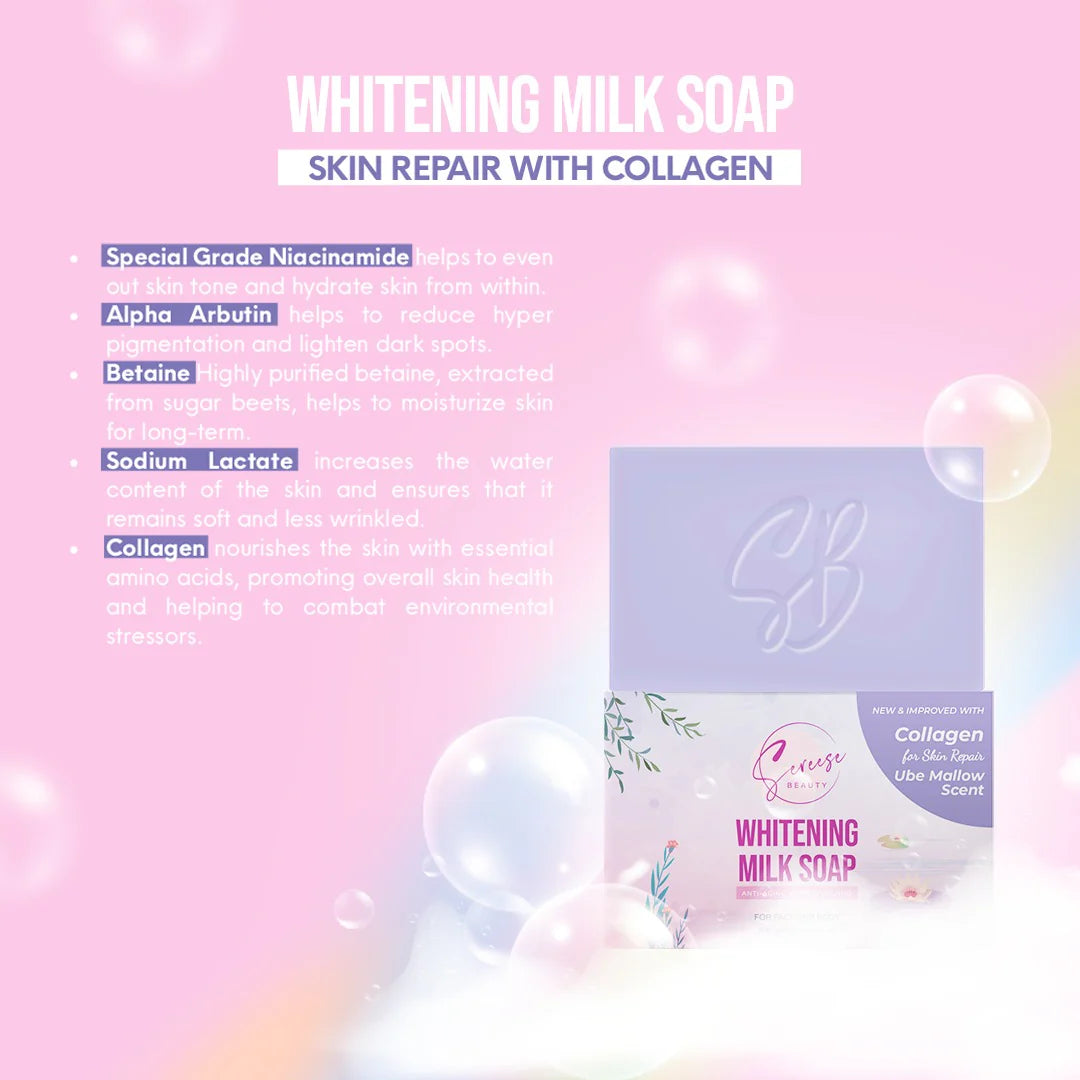 Sereese Beauty Whitening Milk Soap