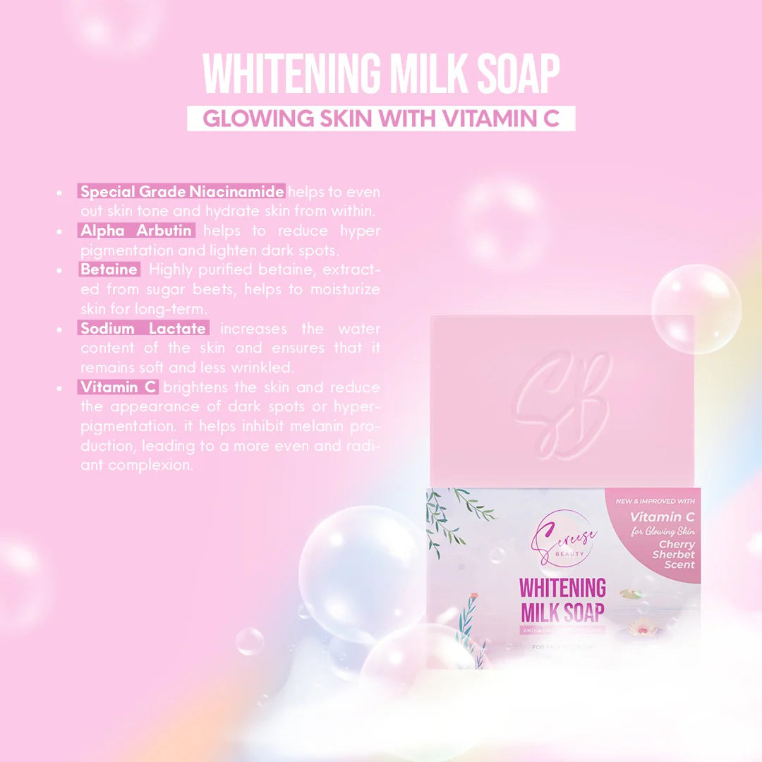 Sereese Beauty Whitening Milk Soap