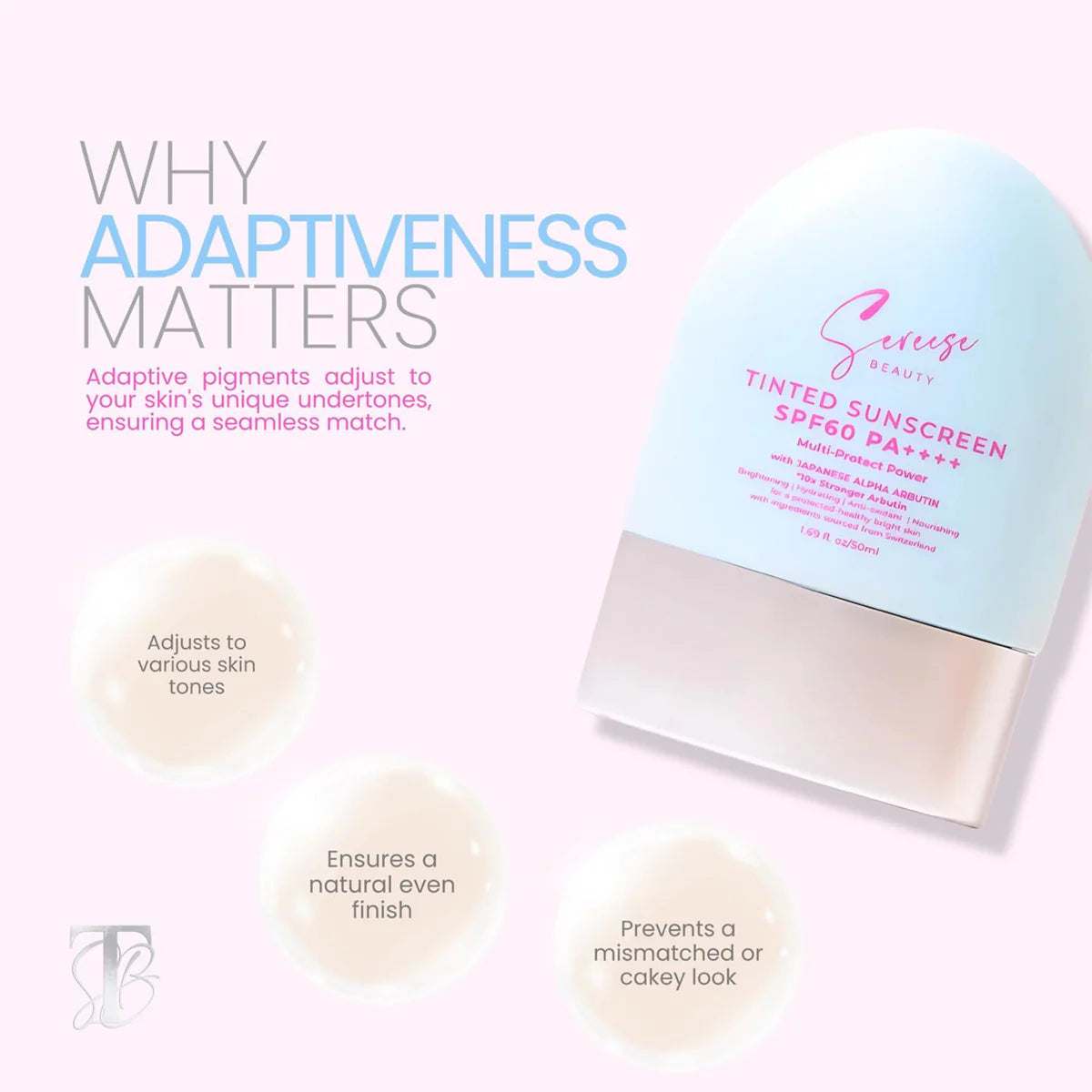 Sereese Beauty Tinted Sunscreen SPF60 PA++++