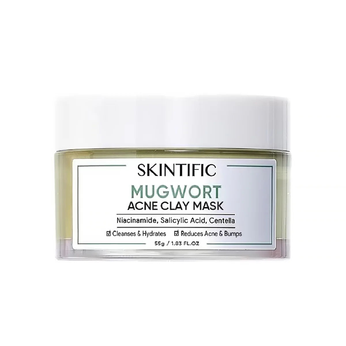 Skintific Mugwort Acne Clay Mask 55g