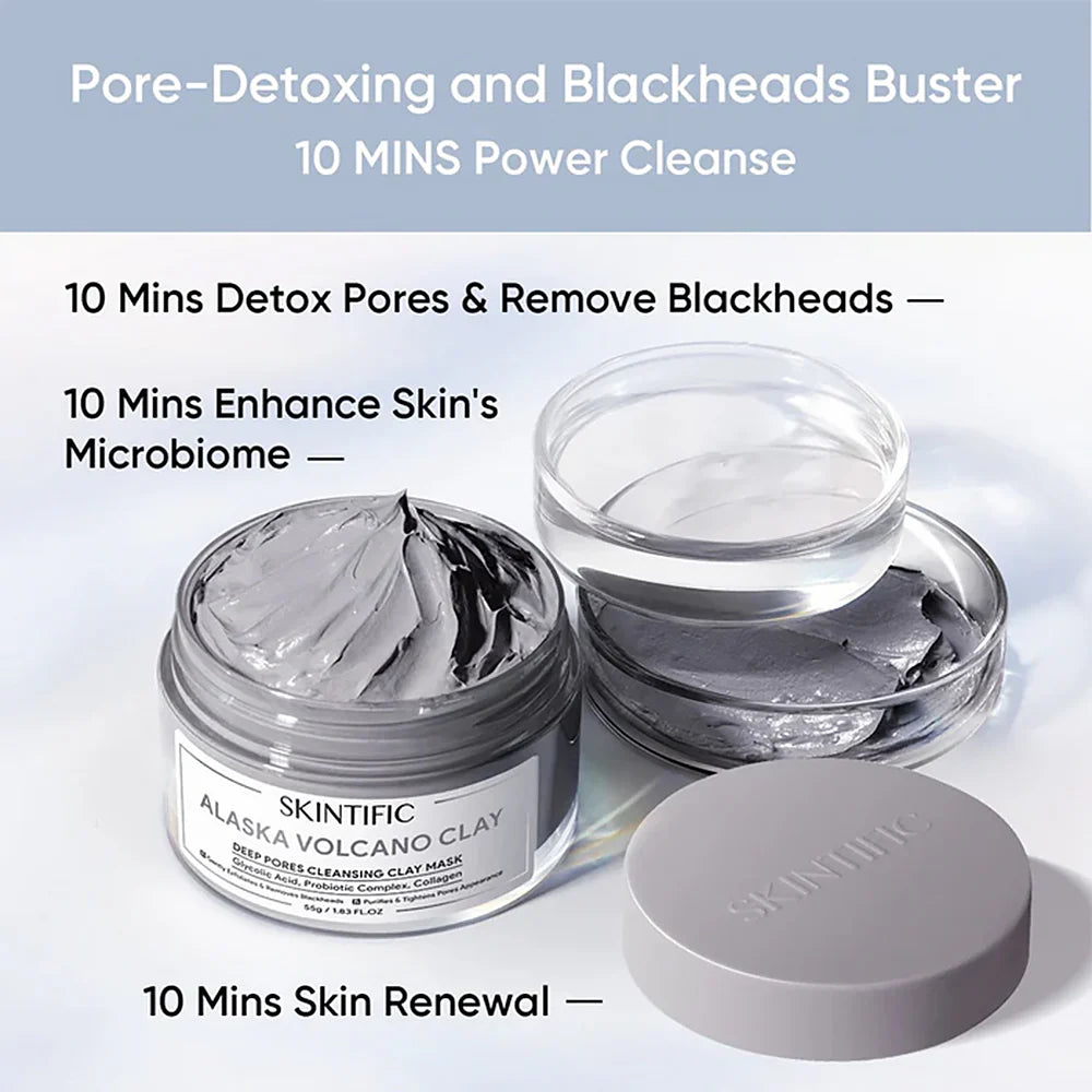 Skintific Alaska Volcano Deep Pores Cleansing Clay Mask 55g