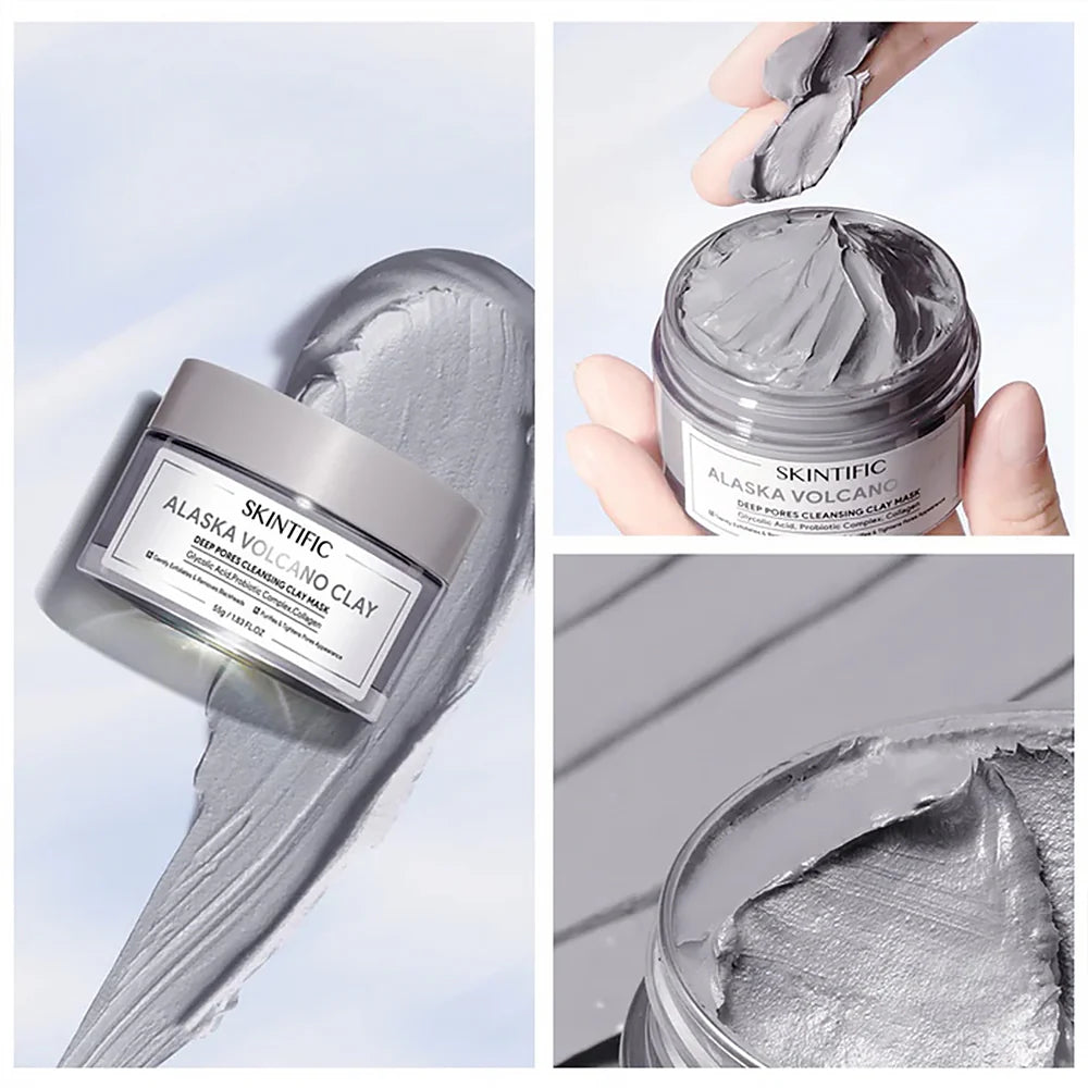 Skintific Alaska Volcano Deep Pores Cleansing Clay Mask 55g