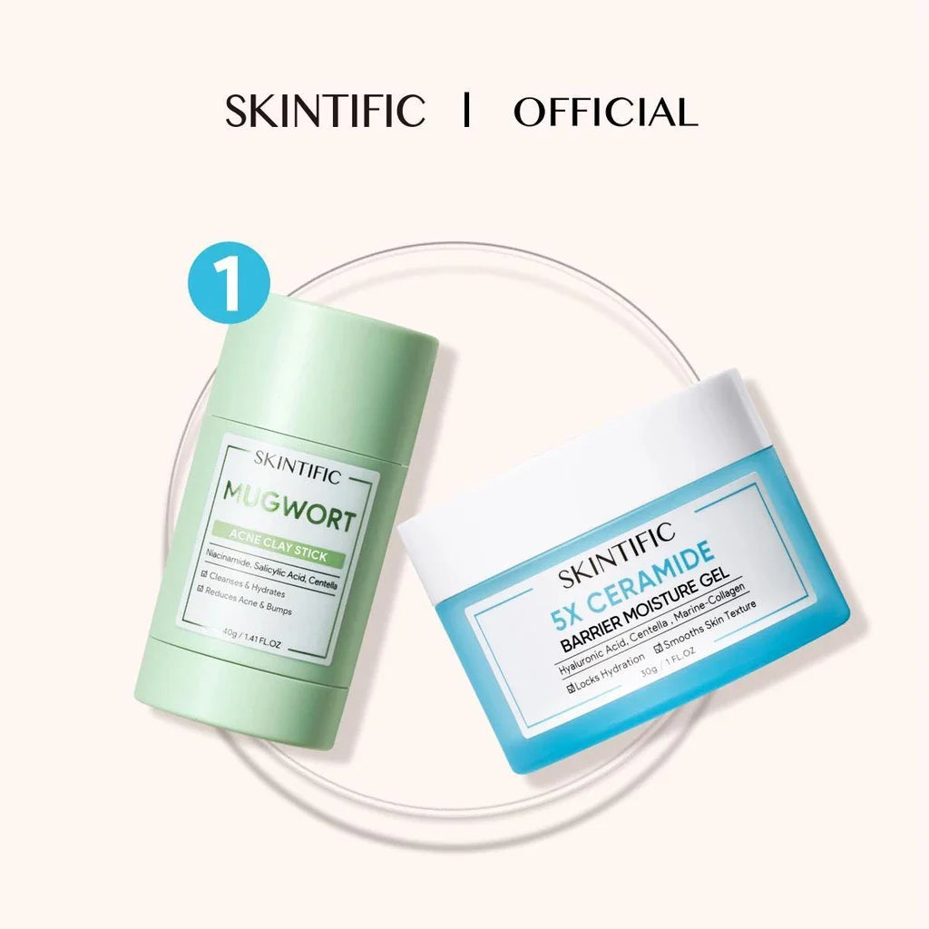 Skintific Anti Acne & Barrier Moisture Bundle