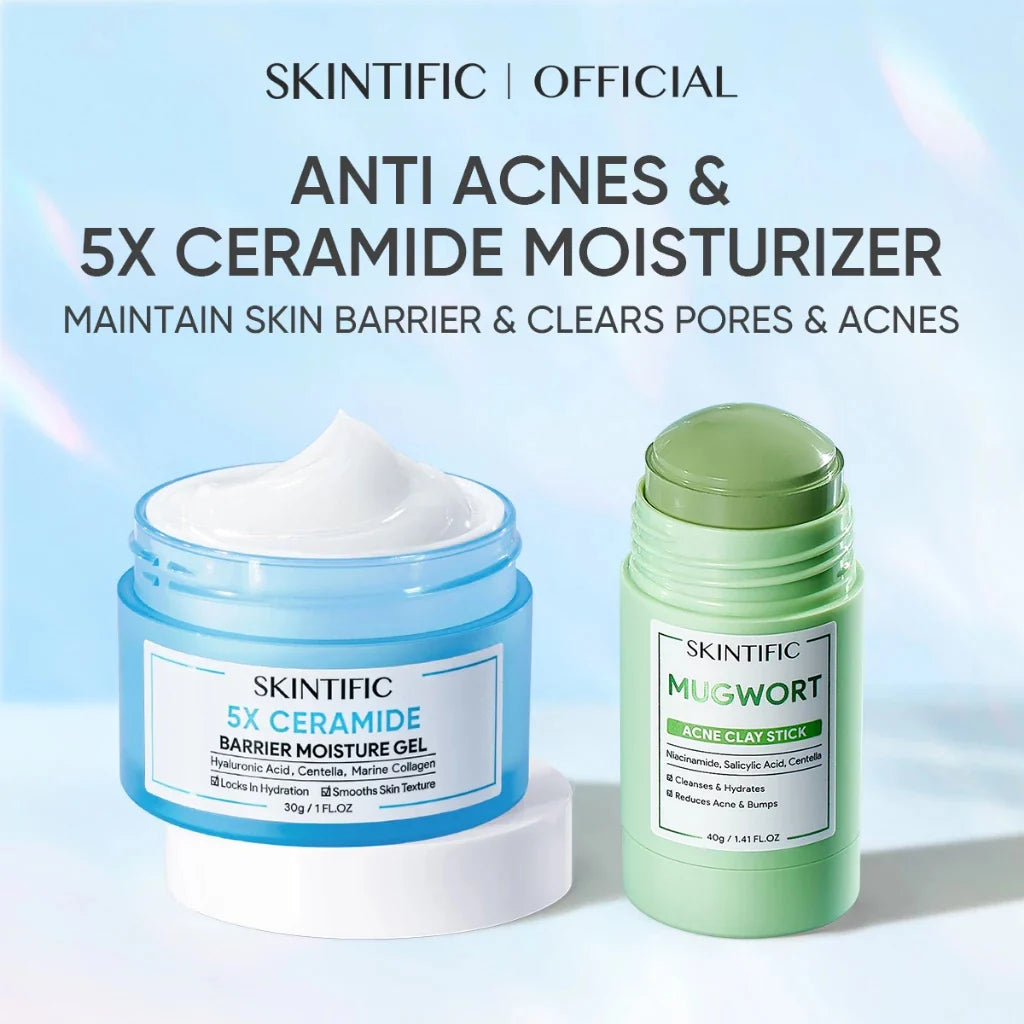 Skintific Anti Acne & Barrier Moisture Bundle
