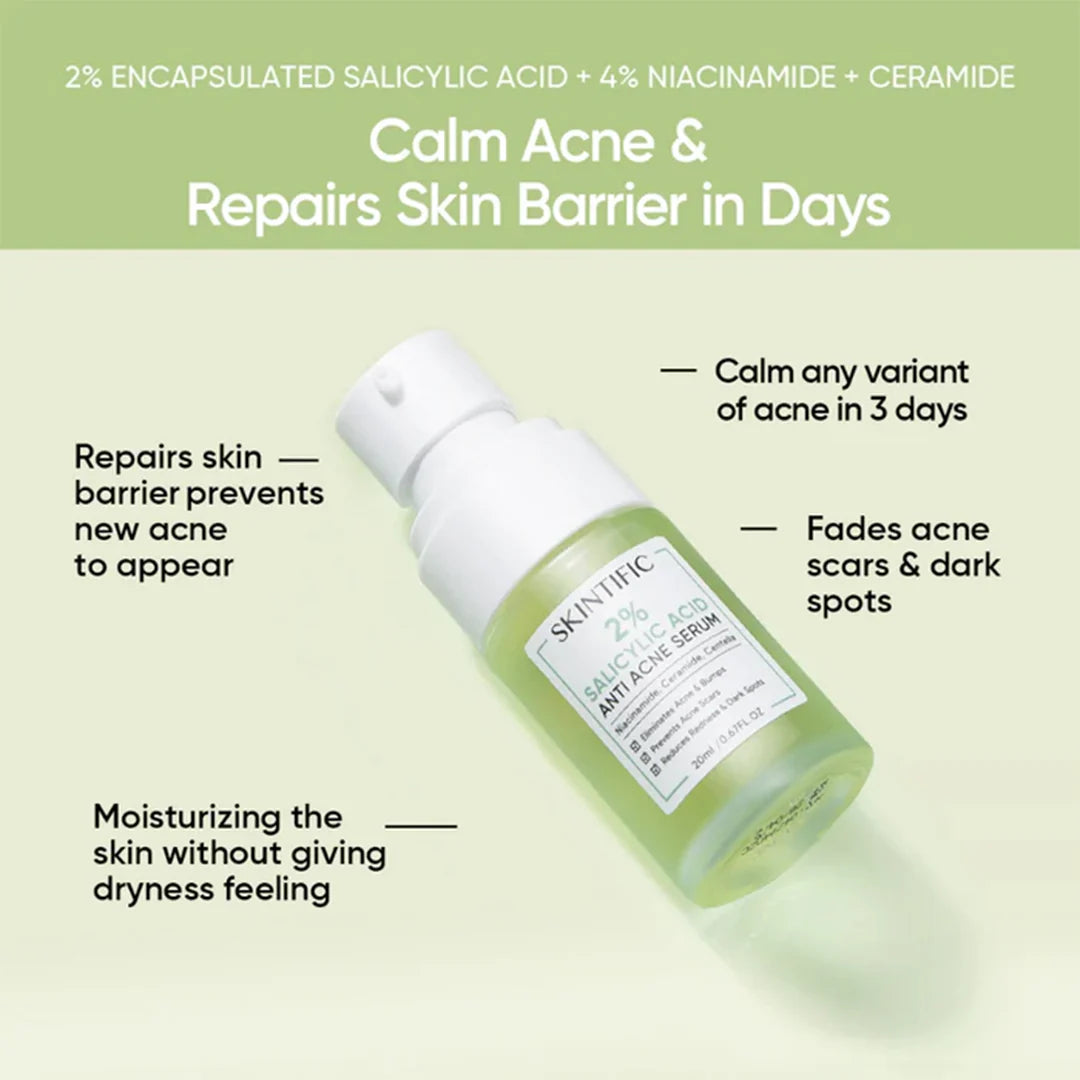 Skintific 2% Salicylic Acid Anti-Acne Serum 20ml