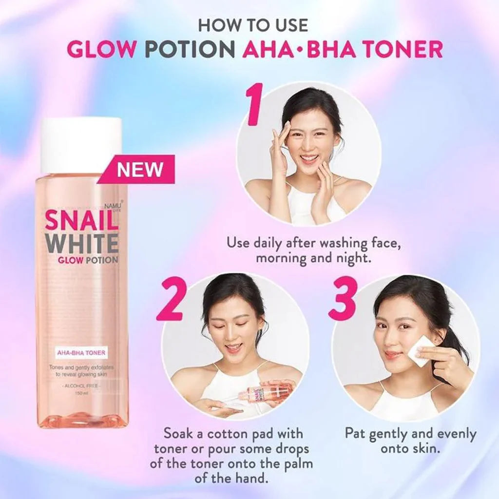 SNAILWHITE Glow Potion AHA-BHA Toner 150ml