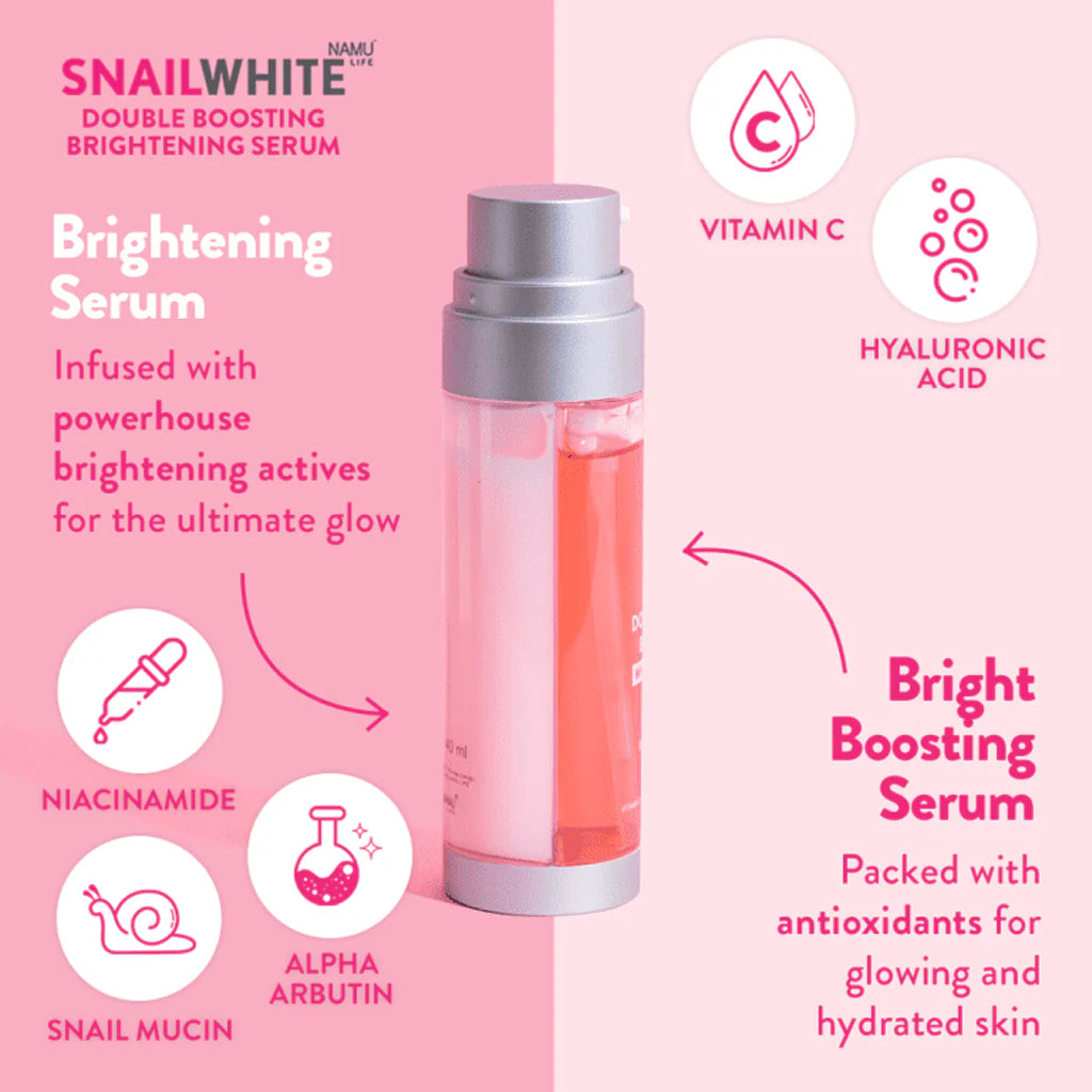 SNAILWHITE Double Boosting Brightening Serum