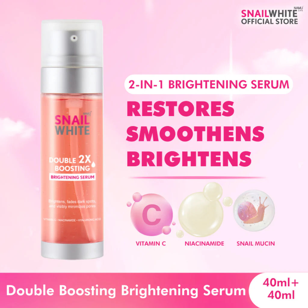 SNAILWHITE Double Boosting Brightening Serum