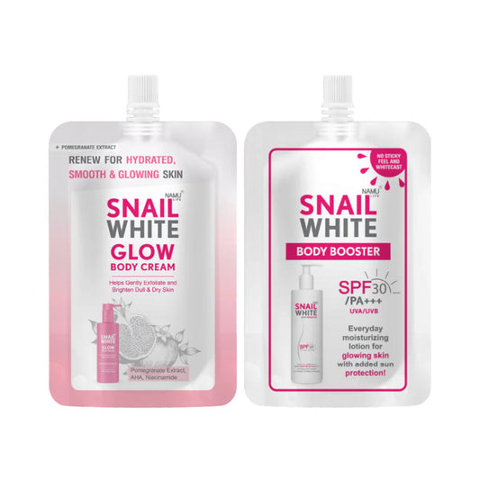 SNAILWHITE Body Glow Travel Duo Bundle
