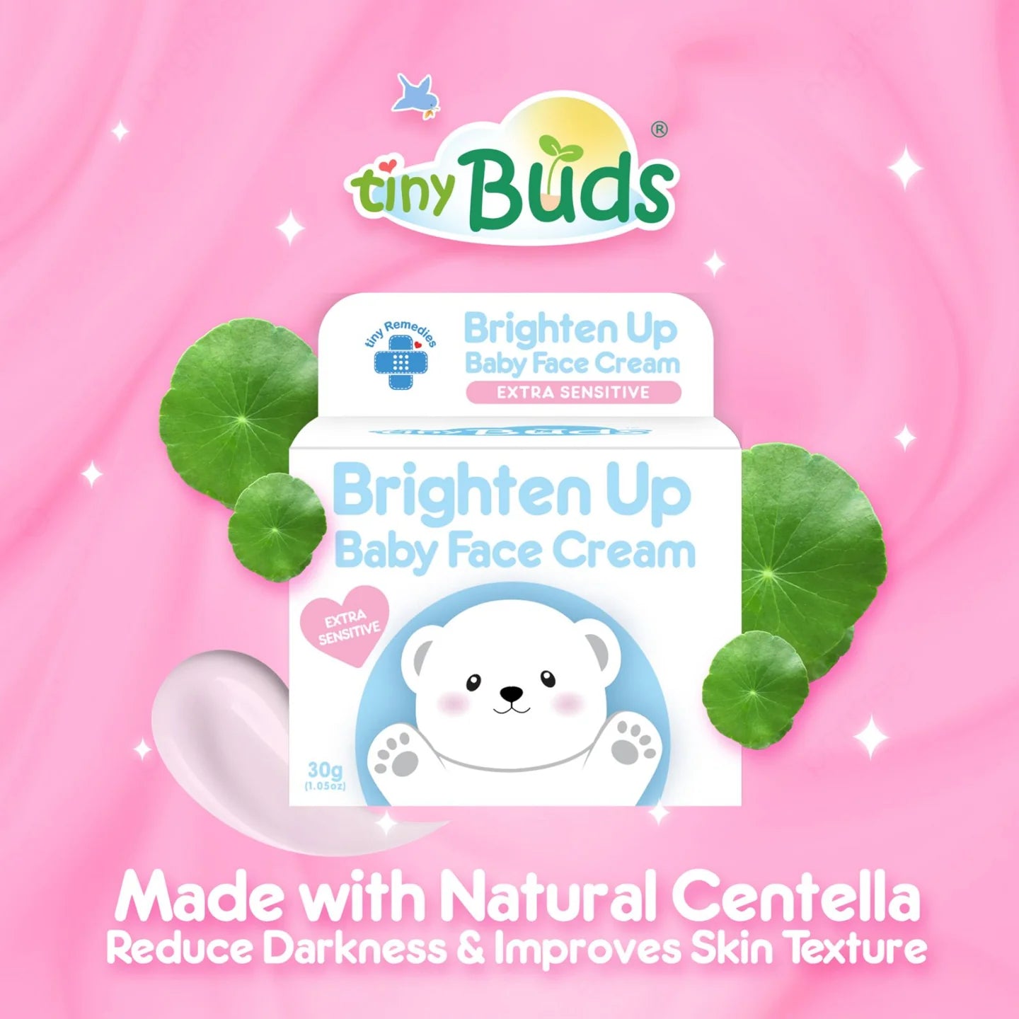Tiny Buds Brighten Up Baby Face Cream 30g
