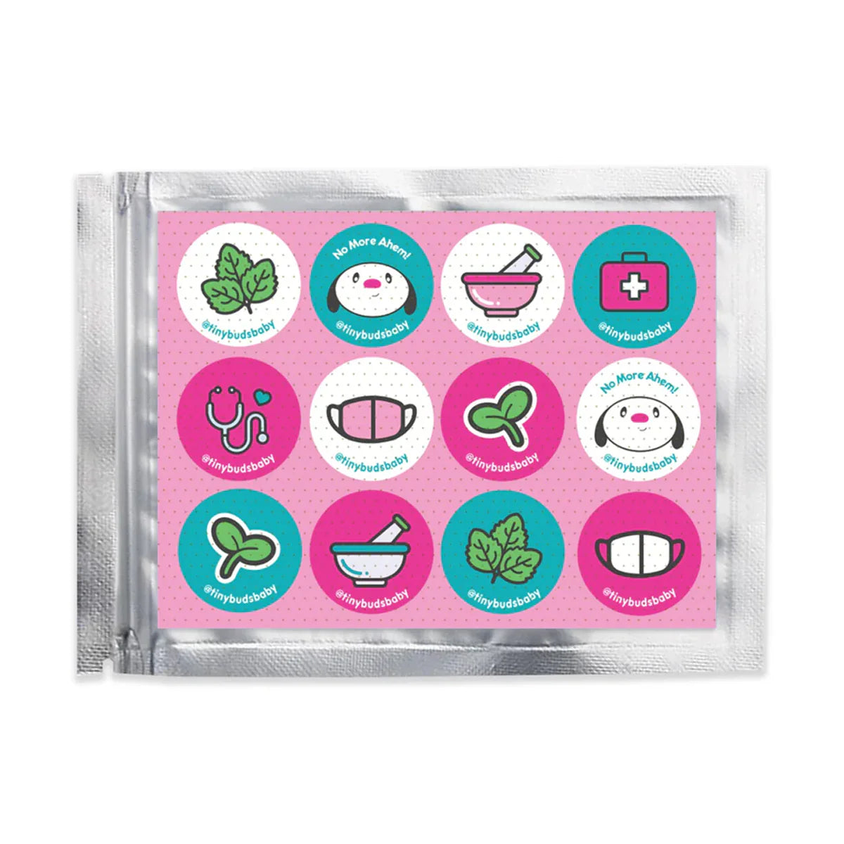 Tiny Buds Stuffy Chest Stick Ons (12 Stickers)