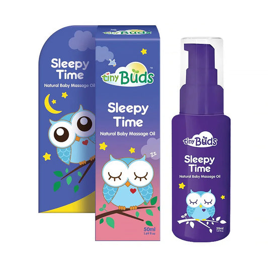Tiny Buds Sleepy Time Natural Lavender Baby Oil (50ml)