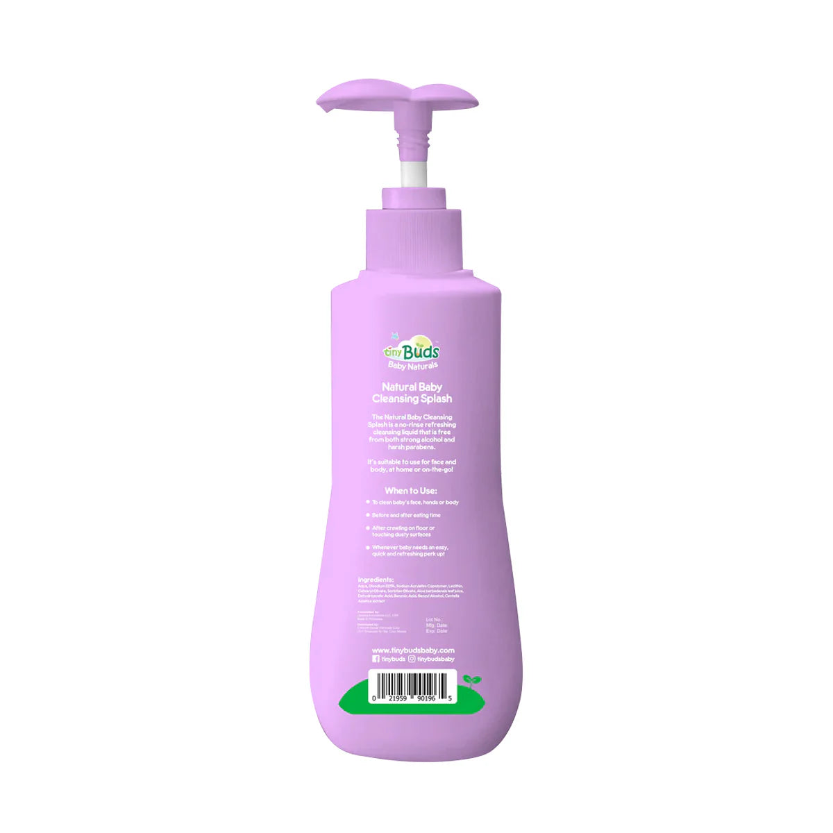 Tiny Buds Natural Baby Cleansing Splash 350ml
