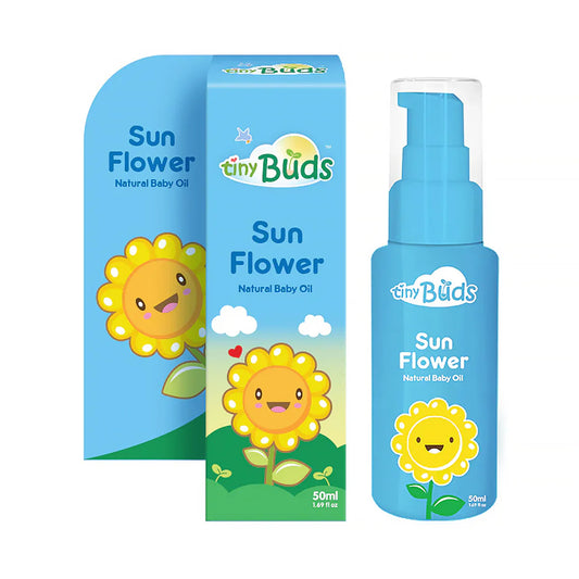 Tiny Buds Natural Sunflower Baby Oil (50ml)