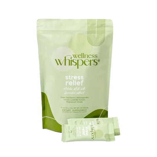 Wellness Whispers Stress Relief Matcha Milk with Lavender Extract