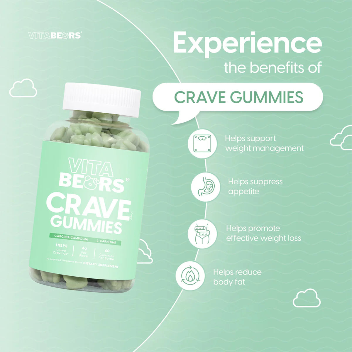 Vitabears Crave Gummies 60s