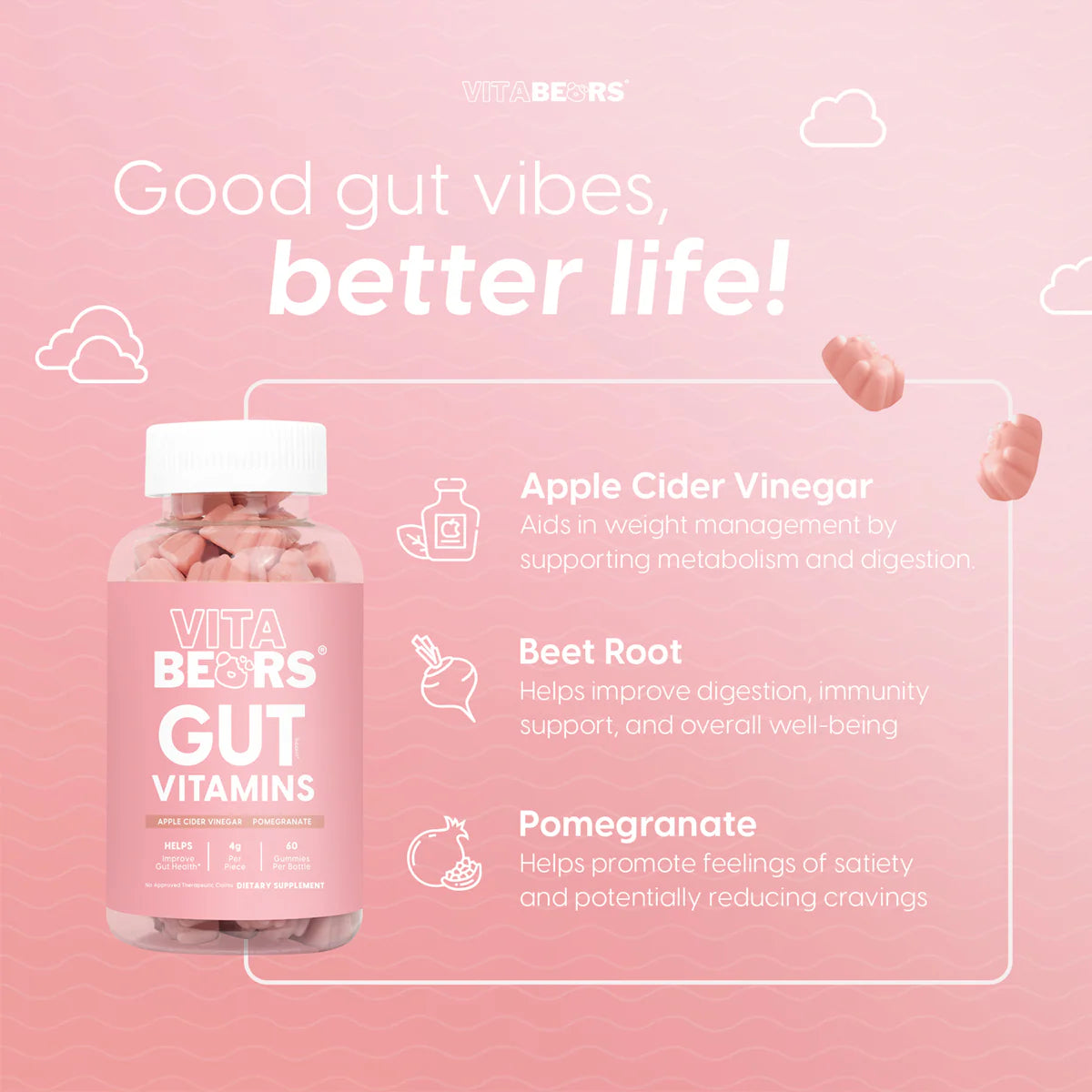 Vitabears Gut Vitamins