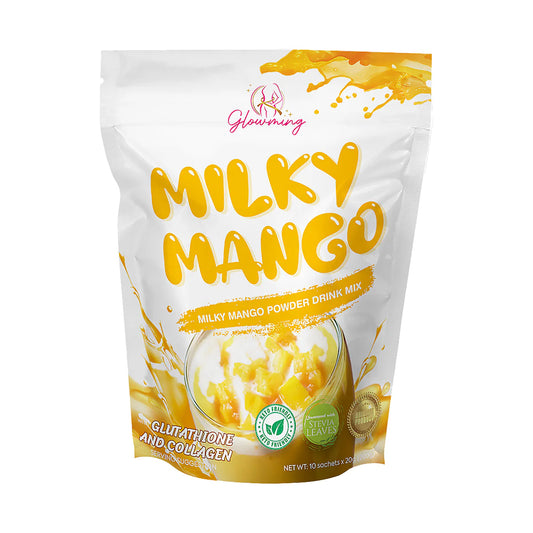 Glowming Milky Mango Glutathione and Collagen Drink 10 Sachet