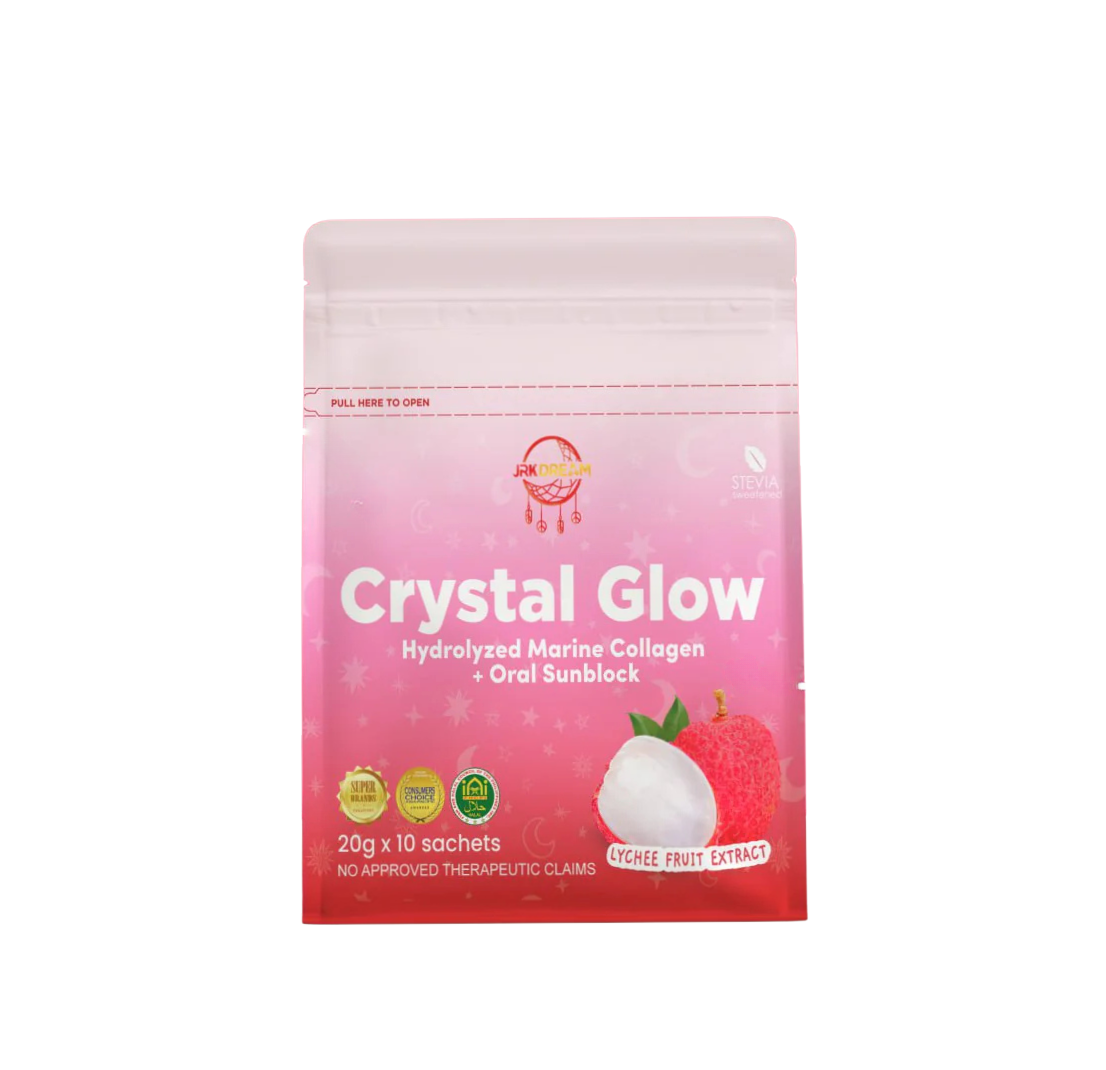 Crystal Glow Lychee - Collagen Drink 10 sachets
