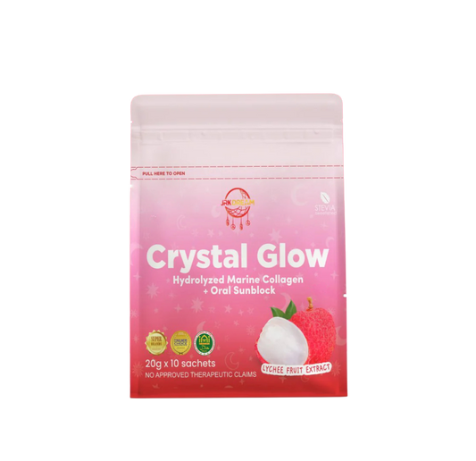 Crystal Glow Lychee - Collagen Drink 10 sachets