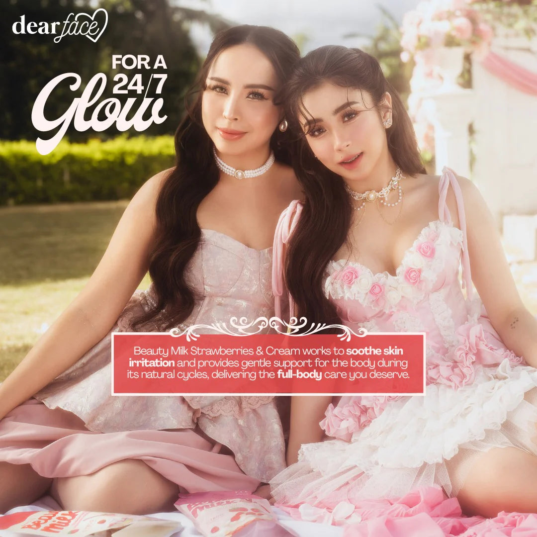 Dear Face Beauty Milk Strawberries & Cream (Bundle of 6)