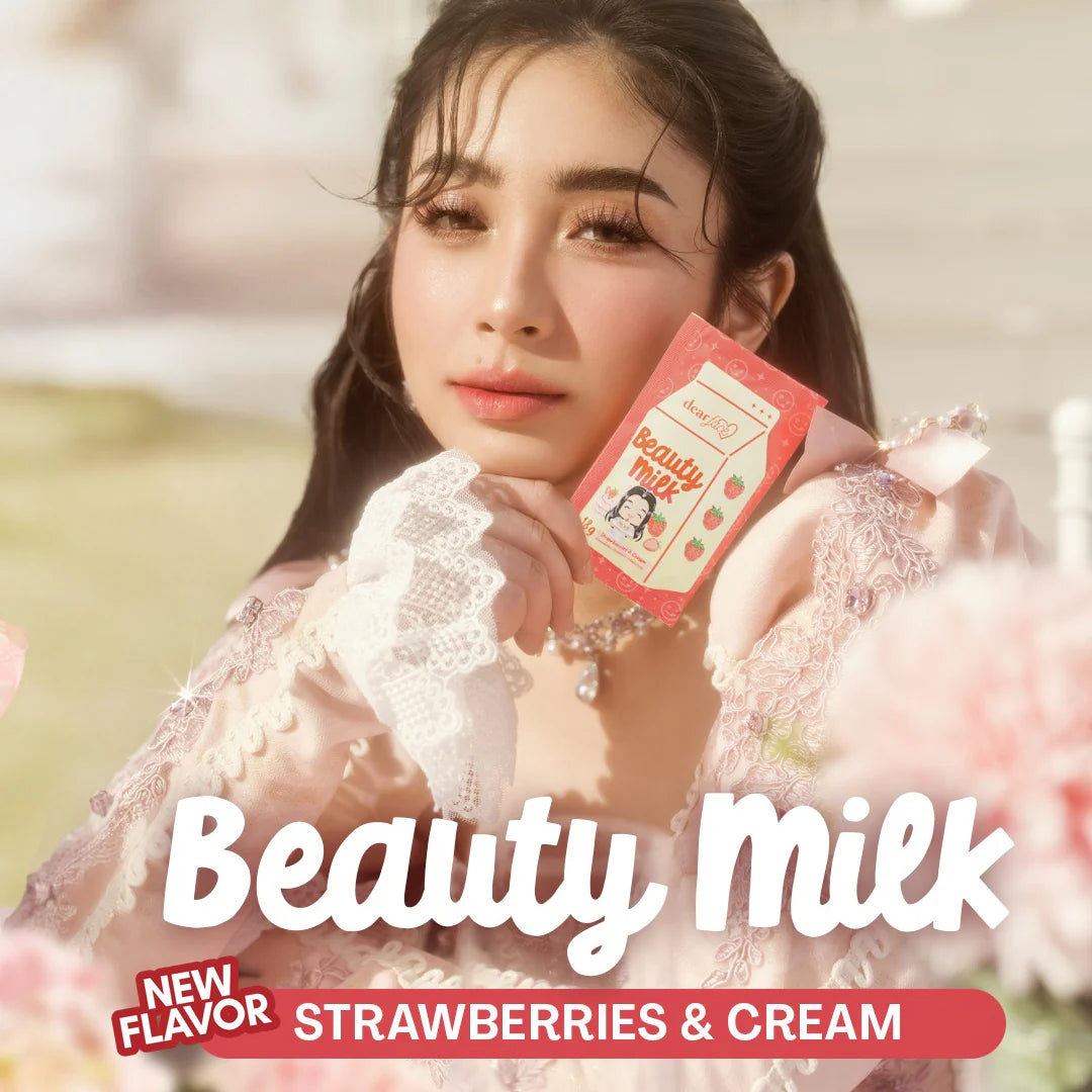 Dear Face Beauty Milk Strawberries & Cream (Bundle of 6)