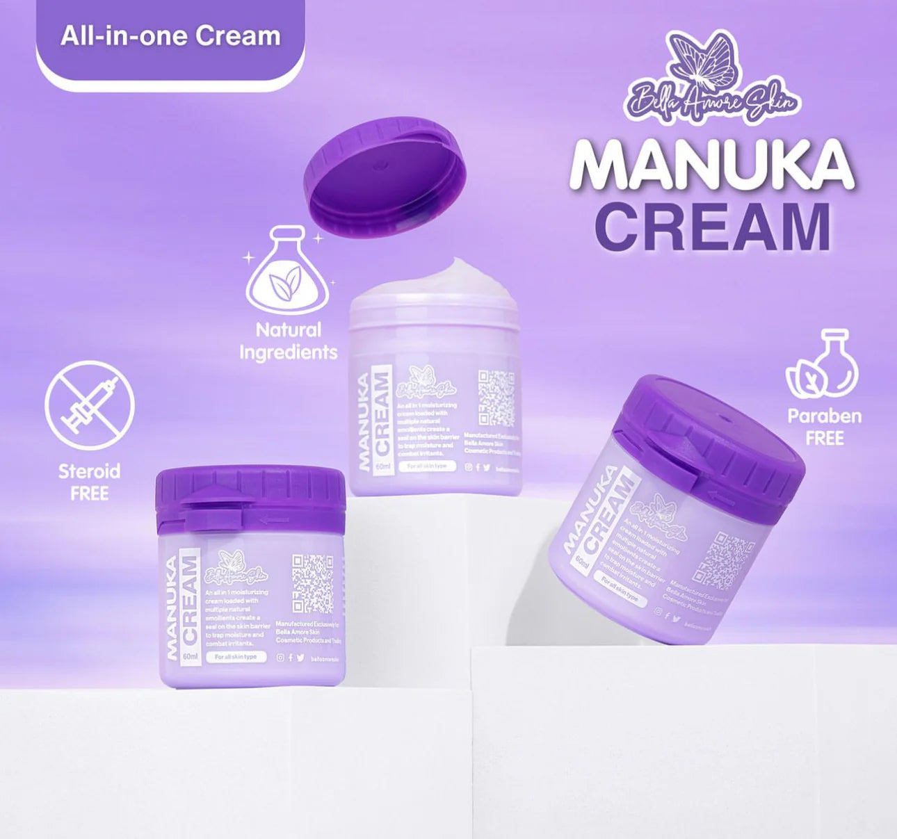 Bella Amore Skin Manuka CReam