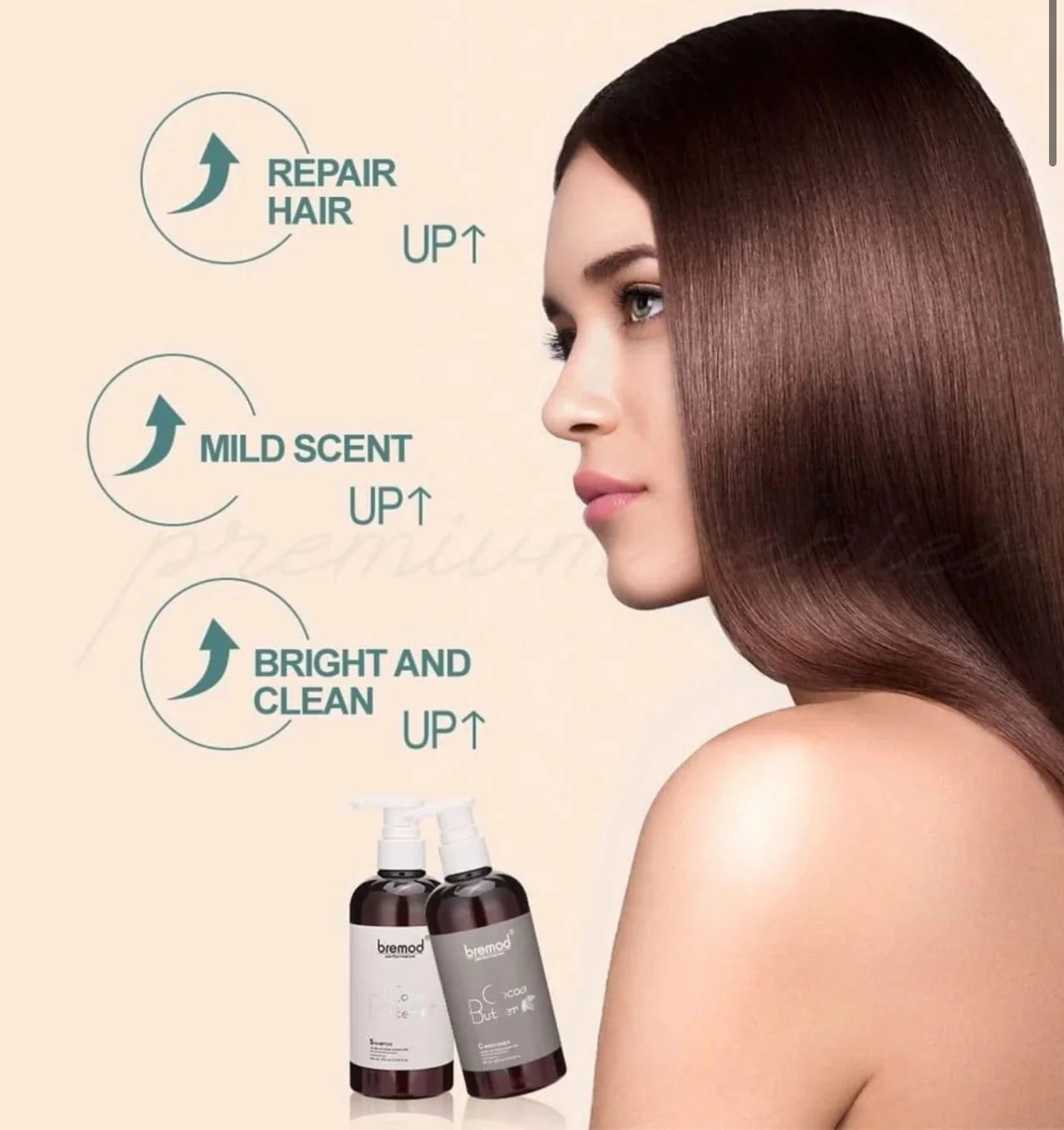 Bremod Cocoa Butter Shampoo & Conditioner 400ml
