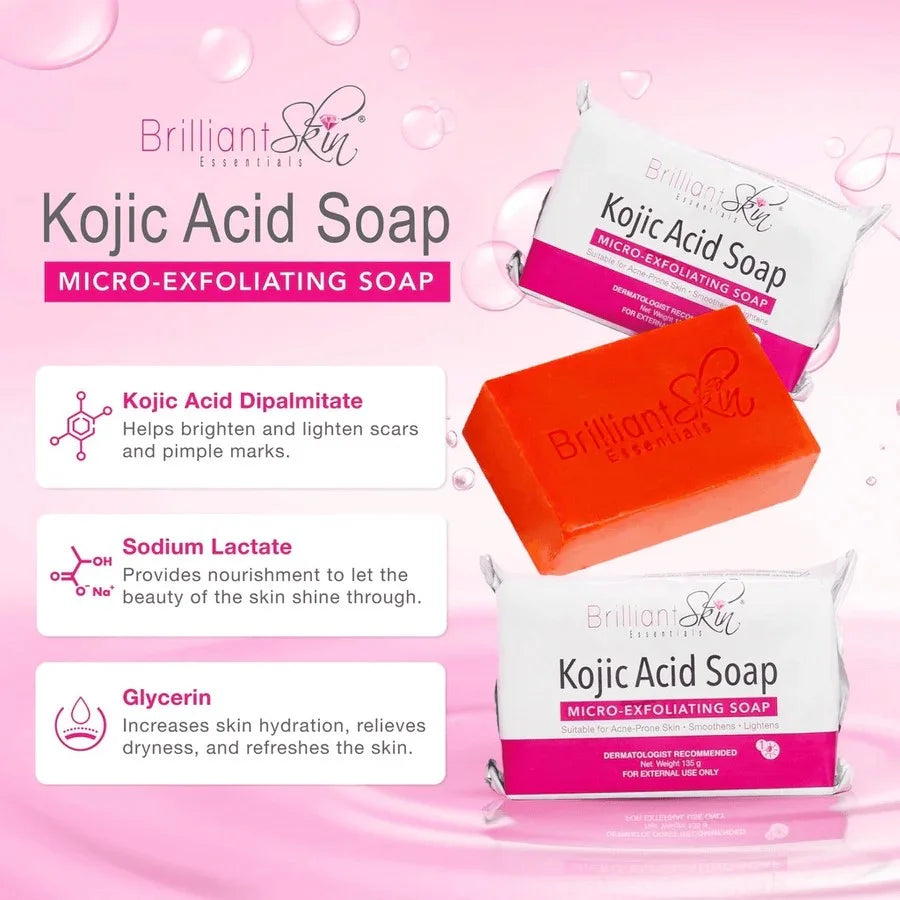 Brilliant Skin Kojic Acid Soap 135g