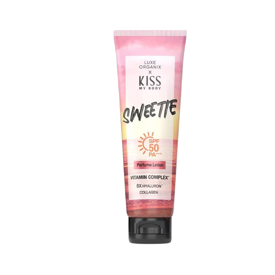 Luxe Organix X Kiss My Body Sweetie Perfume Lotion SPF 50 PA+++ – 200g
