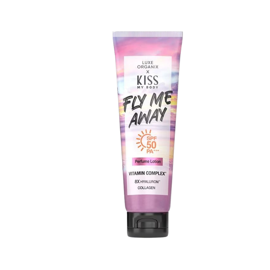 Luxe Organix X Kiss My Body Fly Me Away Perfume Lotion Spf 50 Pa+++ 200G