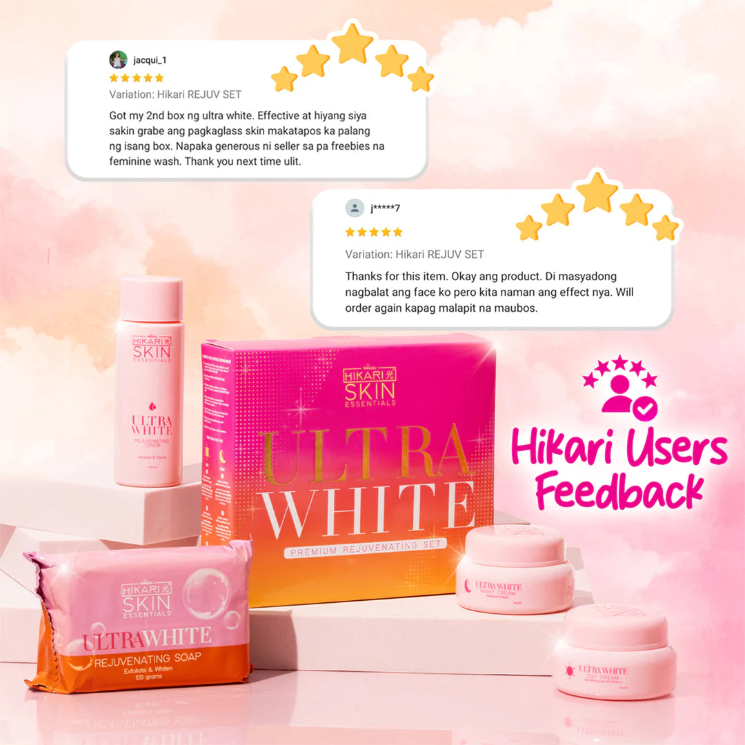 Beauty&U Hikari Skin Essentials Ultra White Premium Rejuvenating Set