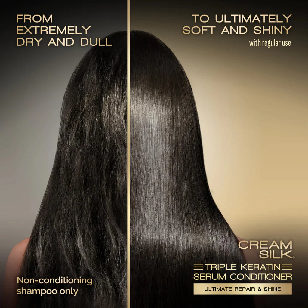 Cream Silk Triple Keratin Collagen Serum Conditioner 170ml