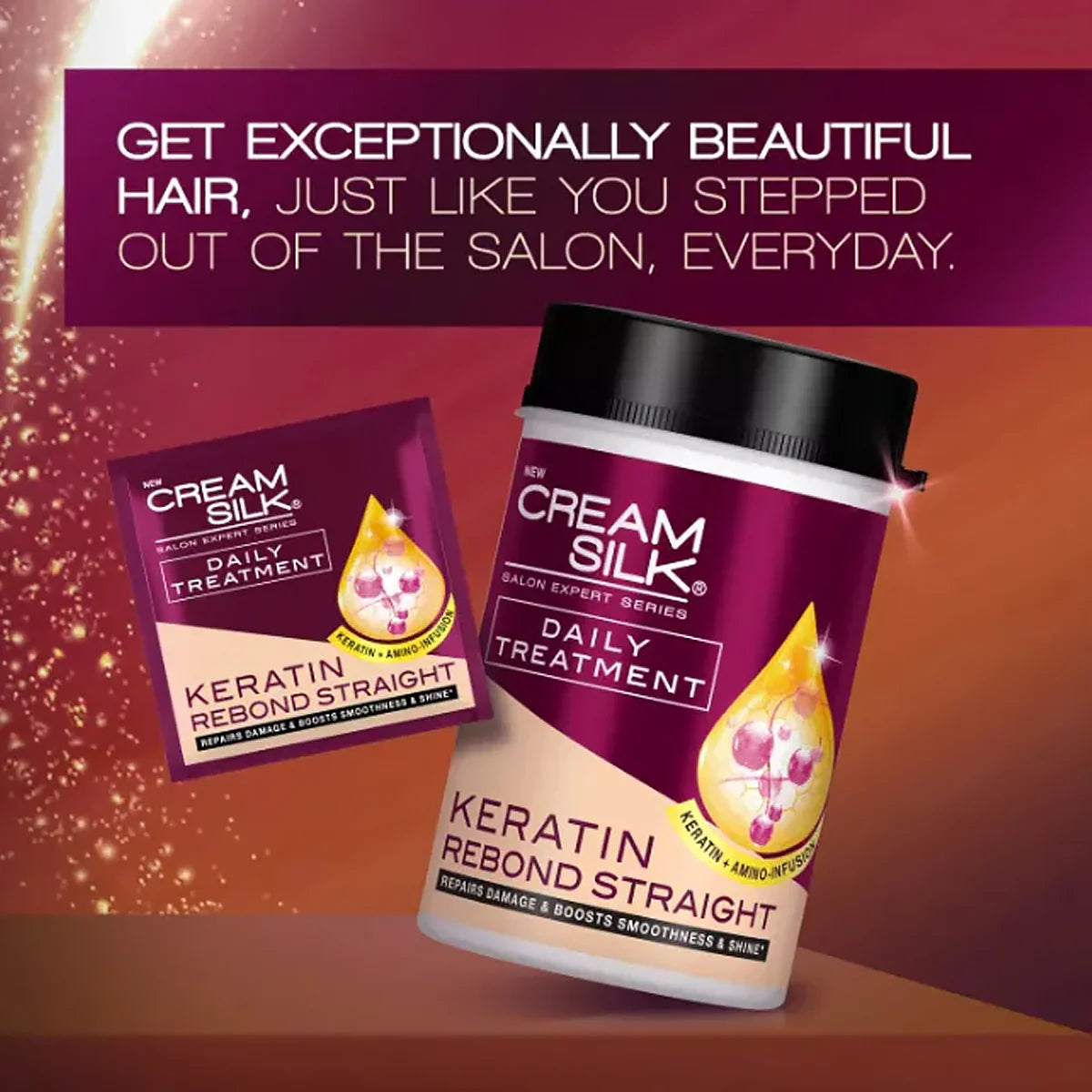 Cream Silk Treatment Keratin Rebond Straight 650ml