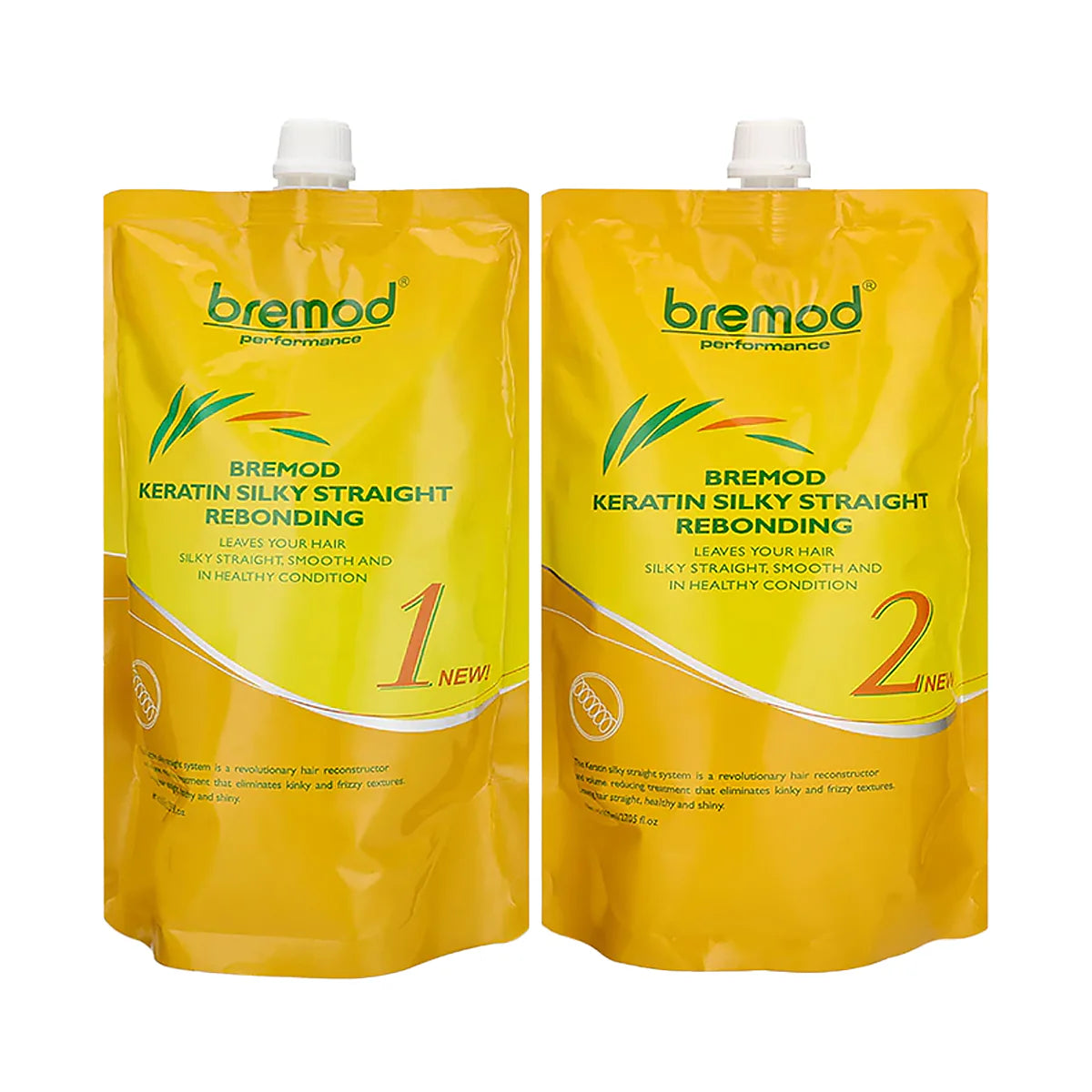 Bremod Keratin Silky Straight Rebonding Set (2 x 800ml)