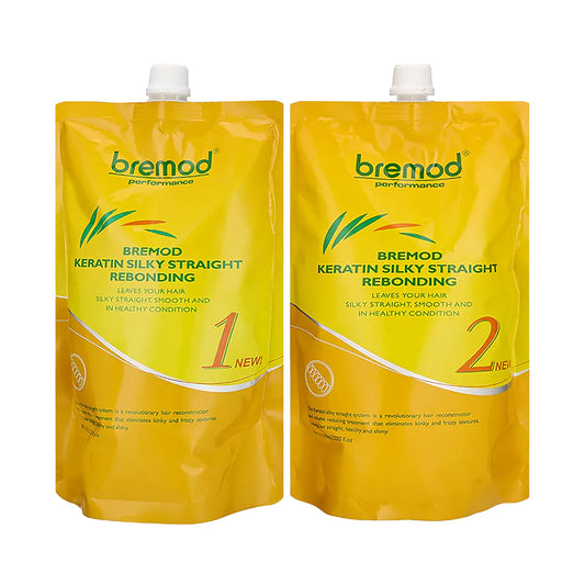 Bremod Keratin Silky Straight Rebonding Set (2 x 800ml)