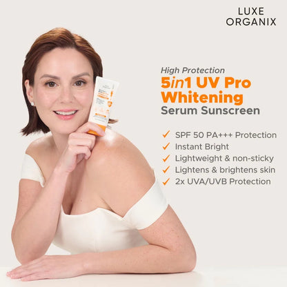 Luxe Organix High Protection UV Pro Whitening Serum Sunscreen