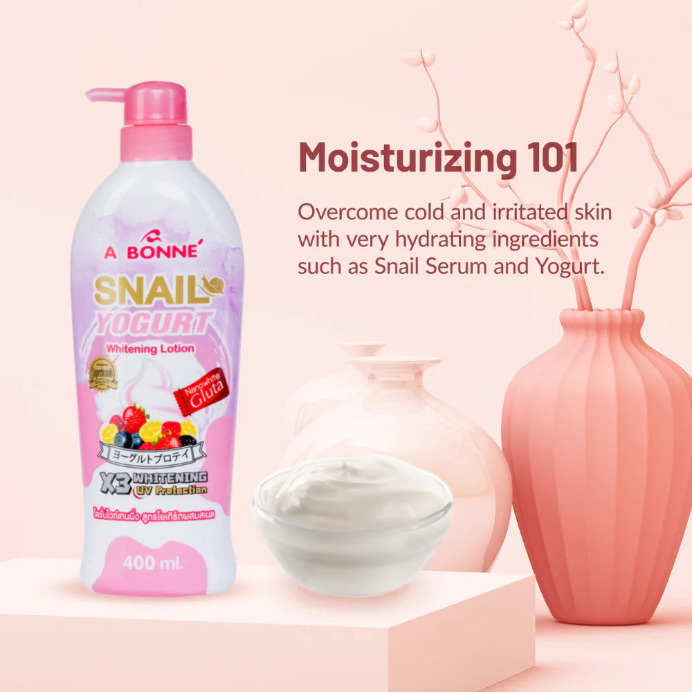 A Bonne Snail Yogurt Lotion With NanoWhite Gluta