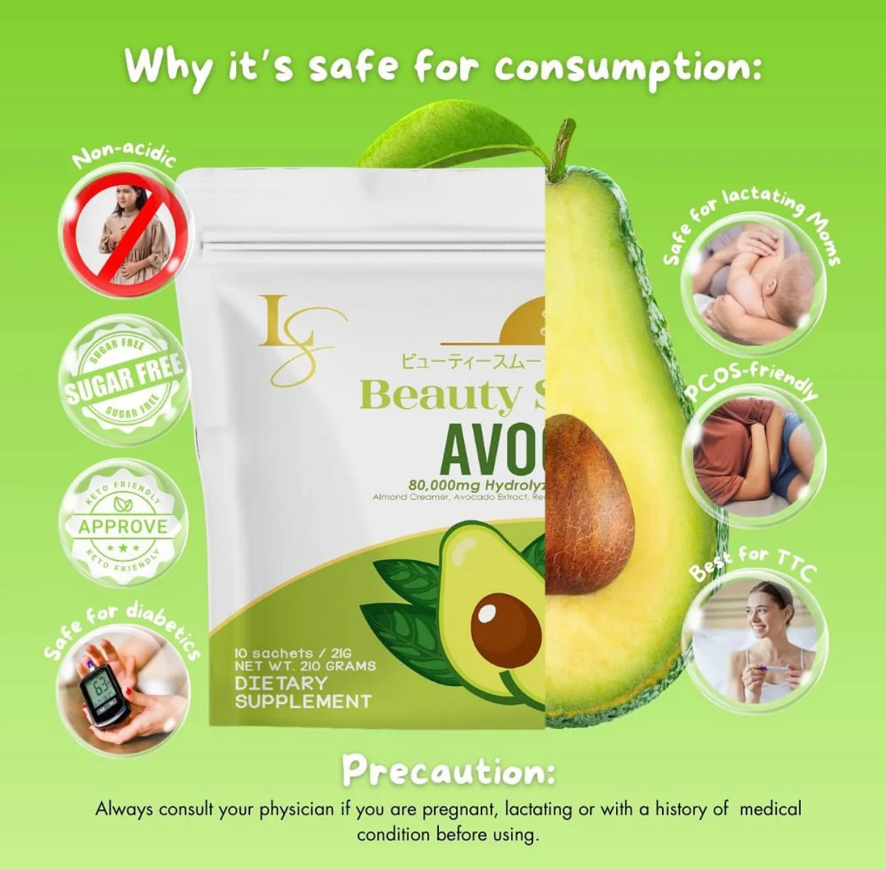 Luxe Slim Avocado Drink