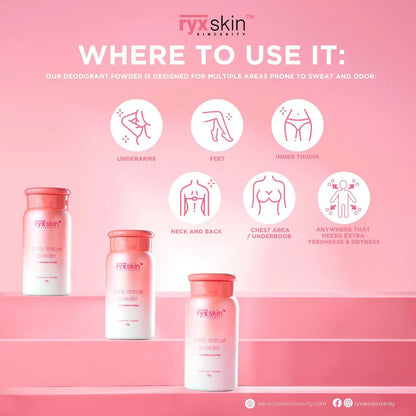 Ryx Skin Body Rescue Deodorant Powder 50g