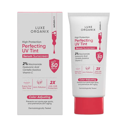 Luxe Organix High Protection Perfecting UV Tint Serum Sunscreen