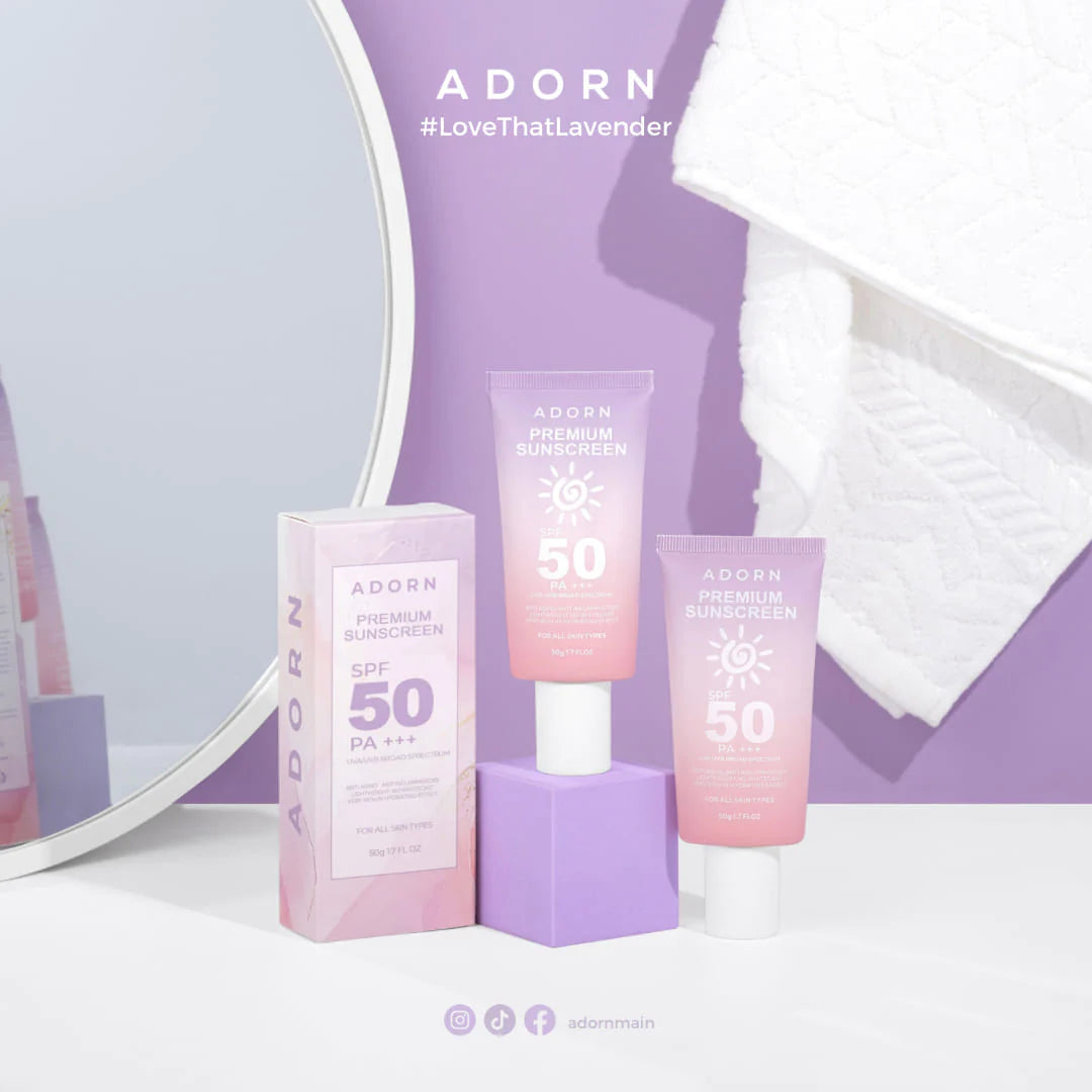 Adorn by Calmskin Premium Sunscreen SPF 50 PA+++ 50g