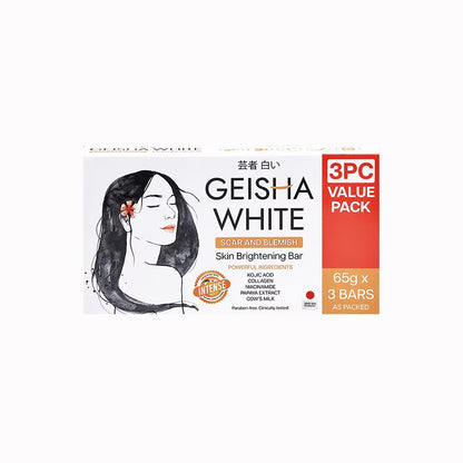 Geisha White Intense Bar 65g x 3