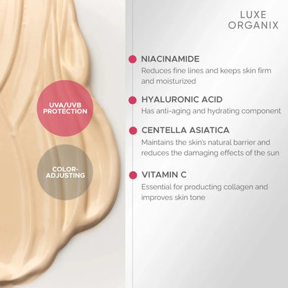 Luxe Organix High Protection Perfecting UV Tint Serum Sunscreen