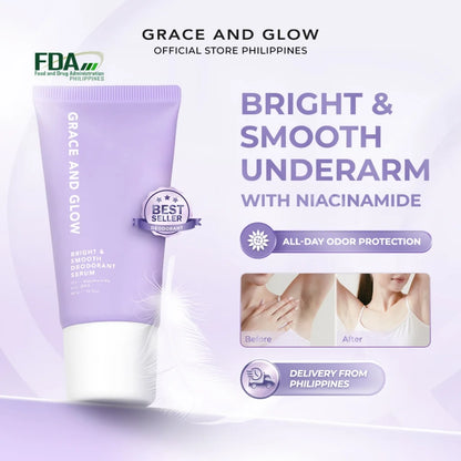 Grace and Glow Bright & Smooth Deodorant Serum 50ml