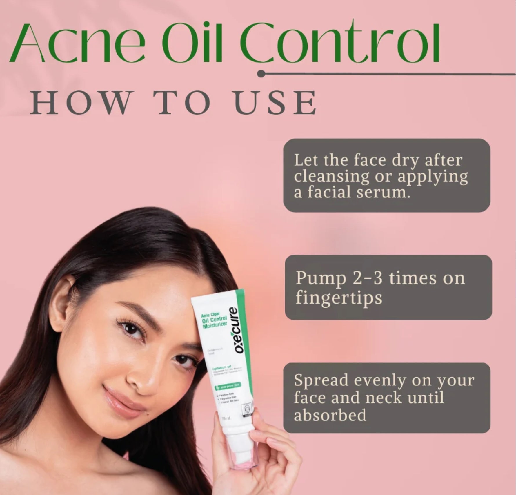 Oxecure Acne Clear Oil Control Moisturizer - 10ml